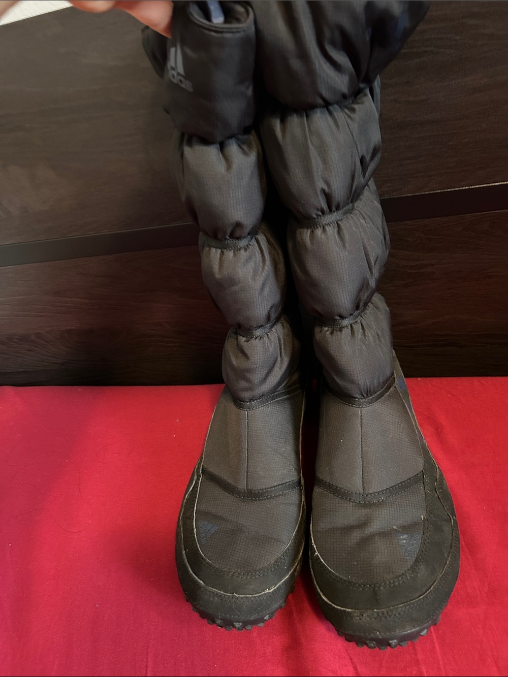 adidas Man Black Puffer Winter Boots